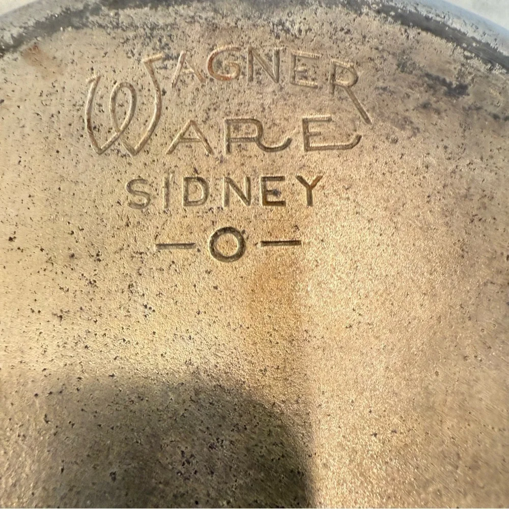 Vtg Wagner Ware Sidney -O- 1402 F Cast Iron Chicken Fryer Skillet WITH LID! USA
